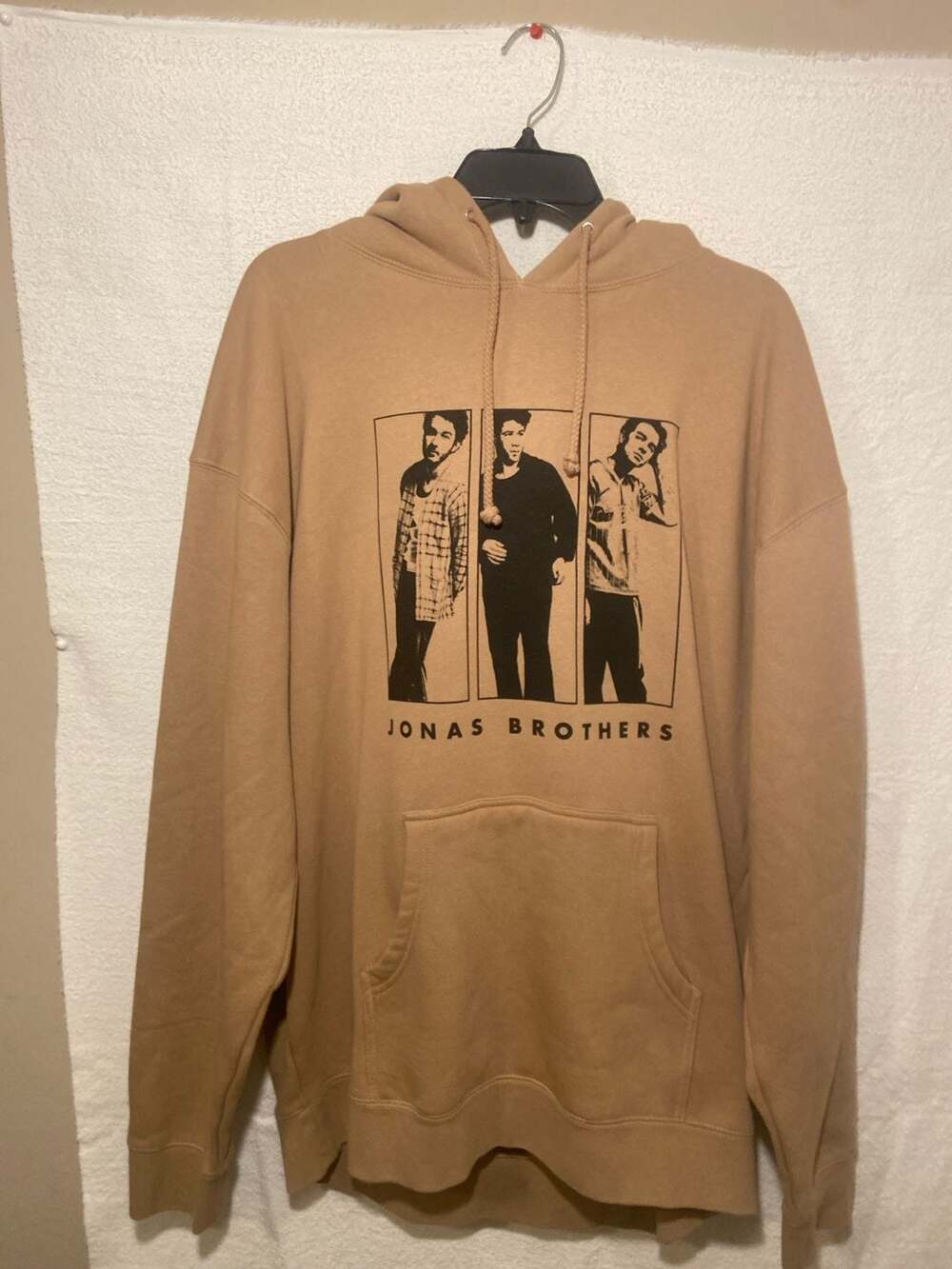 Jonas Brothers The Tour 2023 Tan Graphic Hoodie Size XL